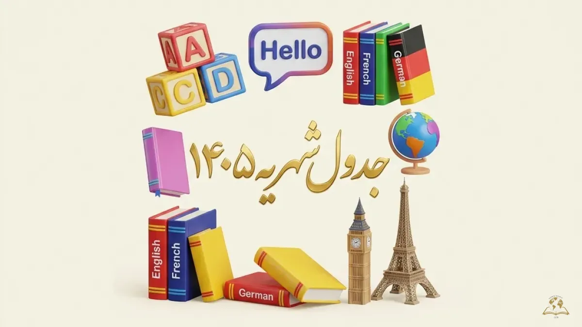 جدول کامل شهریه کلاس زبان ۱۴۰۵
